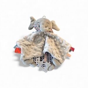 Gray Elephant Plush Lovey